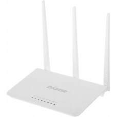 Роутер беспроводной Digma DWR-N302 N300 10/100BASE-TX белый