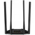 Роутер беспроводной Mercusys MR1200G AC1200 10/100/1000BASE-TX черный