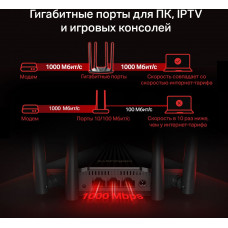 Роутер беспроводной Mercusys MR1200G AC1200 10/100/1000BASE-TX черный