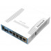 Роутер беспроводной MikroTik hAP ac (RB962UIGS-5HACT2HNT) AC1750 10/100/1000BASE-TX/SFP белый