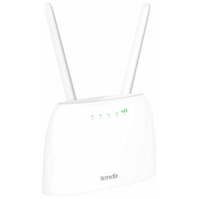 Роутер беспроводной Tenda 4G06 N300 10/100BASE-TX/4G cat.4 белый