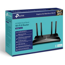 Роутер беспроводной TP-Link Archer AX20 AX1800 10/100/1000BASE-TX черный