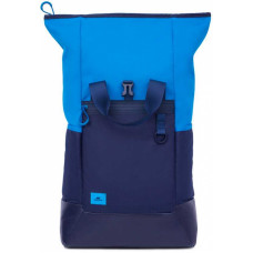 Рюкзак для ноутбука 15.6" Riva 5321 синий полиуретан женский дизайн (5321 BLUE)