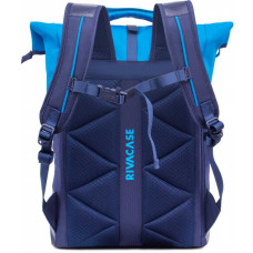 Рюкзак для ноутбука 15.6" Riva 5321 синий полиуретан женский дизайн (5321 BLUE)