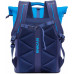 Рюкзак для ноутбука 15.6" Riva 5321 синий полиуретан женский дизайн (5321 BLUE)