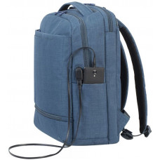 Рюкзак для ноутбука 17.3" Riva 8365 синий полиэстер женский дизайн (8365 BLUE)