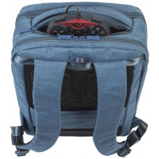 Рюкзак для ноутбука 17.3" Riva 8365 синий полиэстер женский дизайн (8365 BLUE)