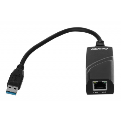 Сетевой адаптер Gigabit Ethernet Digma D-USB3-LAN1000 USB 3.0