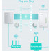 Сетевой адаптер HomePlug AV TP-Link TL-WPA4220 AV600 Fast Ethernet (ант.внутр.)