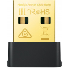 Сетевой адаптер Wi-Fi + Bluetooth TP-Link Archer T2UB Nano AC600 USB 2.0 (ант.внутр.) 1ант.