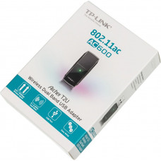 Сетевой адаптер Wi-Fi TP-Link Archer T2U AC600 USB 2.0 (ант.внутр.) 1ант.