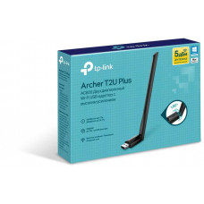 Сетевой адаптер Wi-Fi TP-Link Archer T2U Plus AC600 USB 2.0 (ант.внеш.несъем.) 1ант.