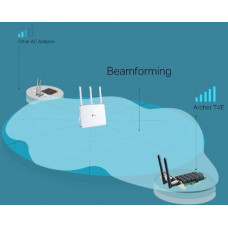 Сетевой адаптер Wi-Fi TP-Link Archer T4E AC1200 PCI Express (ант.внеш.съем) 2ант.