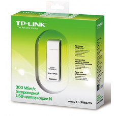 Сетевой адаптер Wi-Fi TP-Link TL-WN821N N300 USB 2.0 (ант.внутр.) 1ант.