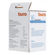 Сетевой фильтр Buro 100SH-W (1 розетка) белый (коробка)