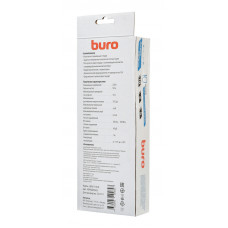 Сетевой фильтр Buro 500SH-5-SW-B 5м (5 розеток) черный (коробка)