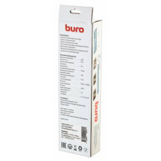 Сетевой фильтр Buro 600SH-16-3-B 3м (6 розеток) черный (коробка)