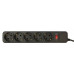 Сетевой фильтр PC Pet AP01006-5-B 5м (5 розеток) черный (пакет ПЭ)