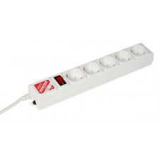 Сетевой фильтр Powercube SPG-B-10-WHITE 3м (5 розеток) белый (коробка)
