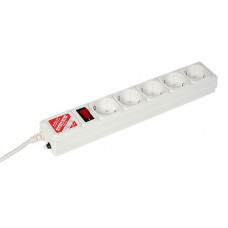 Сетевой фильтр Powercube SPG-B-15-WHITE 5м (5 розеток) белый (коробка)