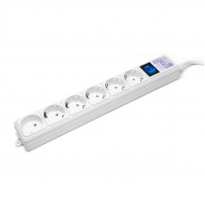 Сетевой фильтр Powercube SPG(5+1)-16B-1,9M-WHITE 1.9м (6 розеток) белый (коробка)