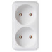 Сетевой разветвитель Buro BU-PS2-W (2 розетки) белый (пакет ПЭ)