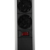 Сетевой разветвитель Premier 3R USB 1.8м (3 розетки) серый (коробка)