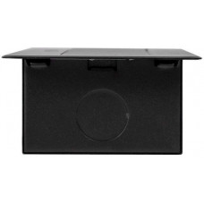 Сетевой разветвитель Premier PX/BL-HOR-2R-2USB-BLK 1.8м (2 розетки) черный (коробка)