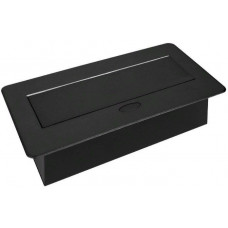 Сетевой разветвитель Premier PX/BL-HOR-2R-2USB-BLK 1.8м (2 розетки) черный (коробка)