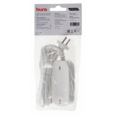 Сетевой удлинитель Buro BU-PSL2.3/W 3м (2 розетки) белый (пакет ПЭ)