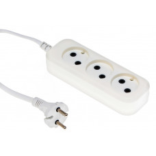 Сетевой удлинитель Buro BU-PSL3.3/W 3м (3 розетки) белый (пакет ПЭ)