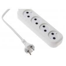 Сетевой удлинитель Buro BU-PSL4.3/W 3м (4 розетки) белый (пакет ПЭ)