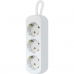 Сетевой удлинитель Defender E350 5м (3 розетки) белый (пакет ПЭ)