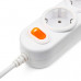 Сетевой удлинитель Powercube PC-1-3M 3м (3 розетки) белый (коробка)