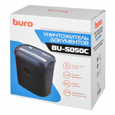 Шредер Buro Home BU-S050C (секр.P-3) фрагменты 5лист. 13лтр. пл.карты