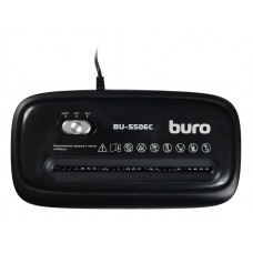 Шредер Buro Home BU-S506C черный (секр.P-4) фрагменты 5лист. 12лтр. пл.карты