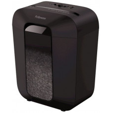 Шредер Fellowes PowerShred LX50 черный (секр.P-4) фрагменты 9лист. 17лтр. скрепки скобы пл.карты