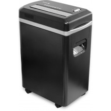 Шредер Heleos УМ22-5 черный (секр.P-5) фрагменты 10лист. 22лтр. скрепки скобы пл.карты CD