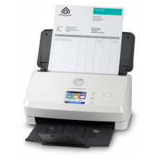Сканер протяжный HP ScanJet Pro N4000 snw1 (6FW08A) A4 белый/черный