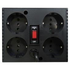 Стабилизатор напряжения Powercom TCA-1200 600Вт 1200ВА черный