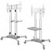Стойка для телевизора Onkron TS1351 белый 32"-65" макс.50кг напольный мобильный