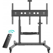 Стойка для телевизора Onkron TS1991 eLift черный 50"-100" макс.120кг напольный наклон