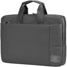 Сумка для ноутбука 15.6" Continent CC-215 GR серый нейлон/полиэстер