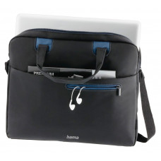 Сумка для ноутбука 15.6" Hama Sydney черный/синий полиэстер (00216519)