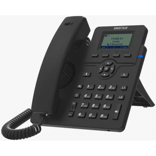 Телефон IP Dinstar C60SP черный