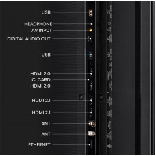 Телевизор LED Hisense 85" 85UXKQ темно-серый 4K Ultra HD 120Hz DVB-T DVB-T2 DVB-C DVB-S DVB-S2 USB WiFi Smart TV