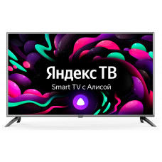 Телевизор LED Starwind 50" SW-LED50UG400 Яндекс.ТВ стальной 4K Ultra HD 60Hz DVB-T DVB-T2 DVB-C DVB-S DVB-S2 USB WiFi Smart TV