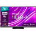 Телевизор QLED Hisense 75" 75U8HQ черный 4K Ultra HD 120Hz DVB-T DVB-T2 DVB-C DVB-S DVB-S2 WiFi Smart TV