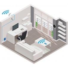 Точка доступа MikroTik mAP (RBMAP2ND) N300 10/100BASE-TX белый