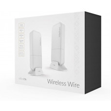 Точка доступа MikroTik wAP60G (RBWAPG-60ADKIT) 10/100/1000BASE-TX белый (упак.:2шт)